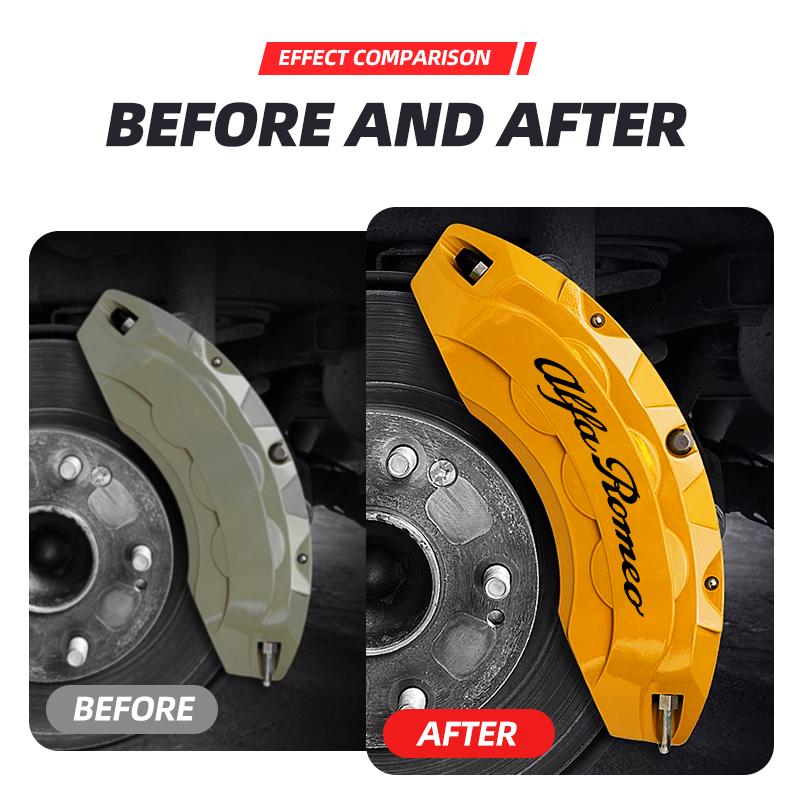 2026 Hot Sticker Car Brake Caliper Sticker Heat Resistant Decals Auto Accessories For Alfa Romeo Giulietta GT 159 147 156 Mito B