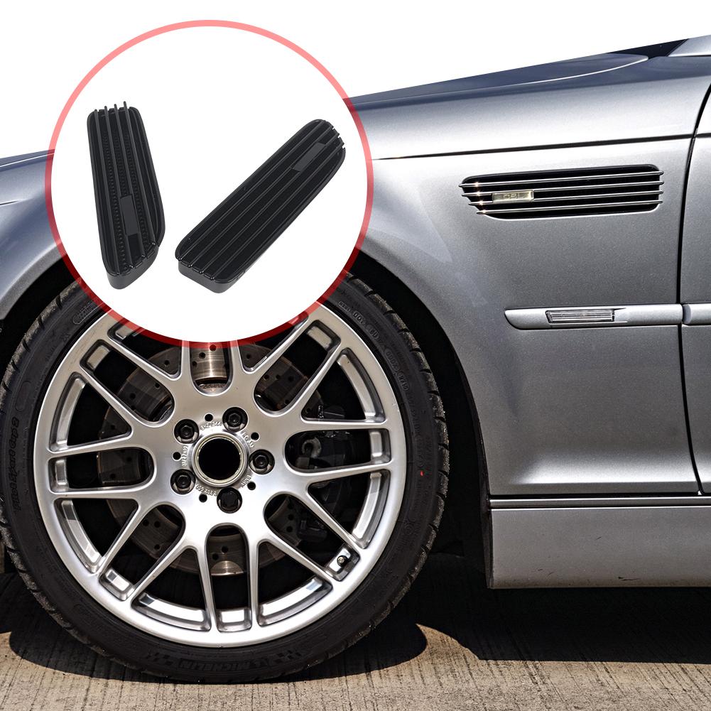 Черная 1 пара боковых крыльев воздухозаборников сменная решетка для BMW E46 M3 01-06