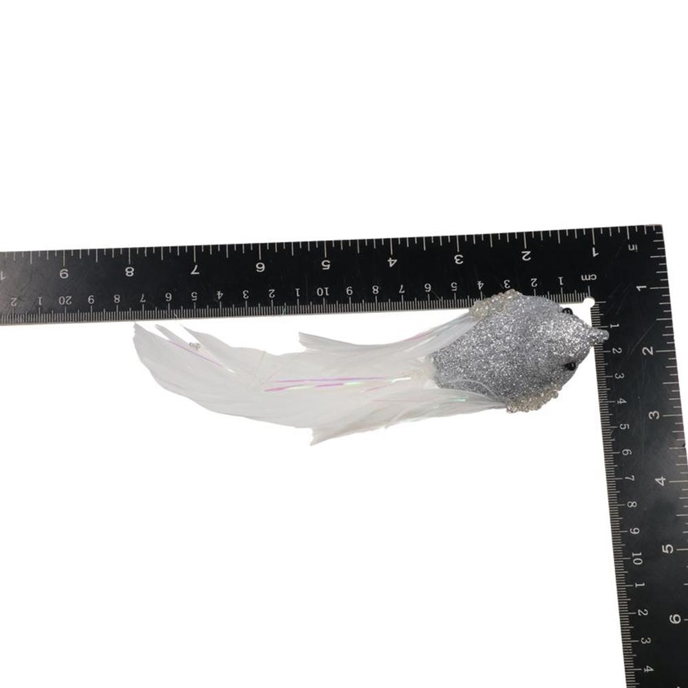 4 Pcs Handmade Simulation Bird With Clip Colorful Bird Ornaments Christmas Feather Bird Garden