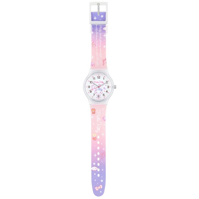 Sanrio Hello Kitty Пластиковый чехол Часы Розовый Фиолетовый [Sanrio] J-AXIS CR2C0007-KT Женские