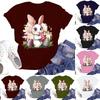 Women's Casual Fashion Street Slim Short Sleeve Easter Printed T-Shirt Top