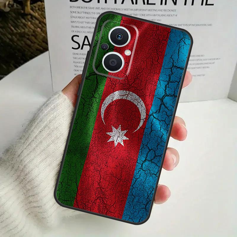 Чехол для телефона с флагом Азербайджана для OPPO Reno 14F 12F 12 11 13 F 10 Pro 8T 7 8 Lite OPPO Find X9 X8 X6 X5 Pro