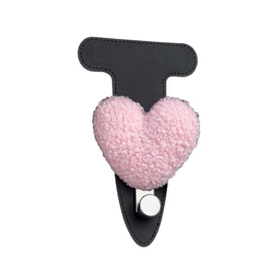 Yousheng Автомобильный крючок Декор в виде сердца Искусственная кожа Сверхпрочный Автомобильный крючок Подвешивание Сумки Ключи Одежда Мелочи Автомобильный органайзер Держатель