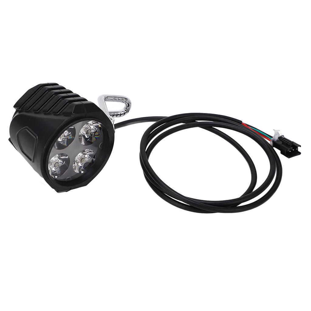 10 Inch Electric Scooter Front Light Universal 12‑72V 2 In 1 Electric Bike Horn Headlight for Cycling Accessories