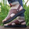 Summer Men's Breathable Sandals Comfortable Casual Beach Shoes with Soft Soles Comfortable Fashionable Versatile Cool Slippers