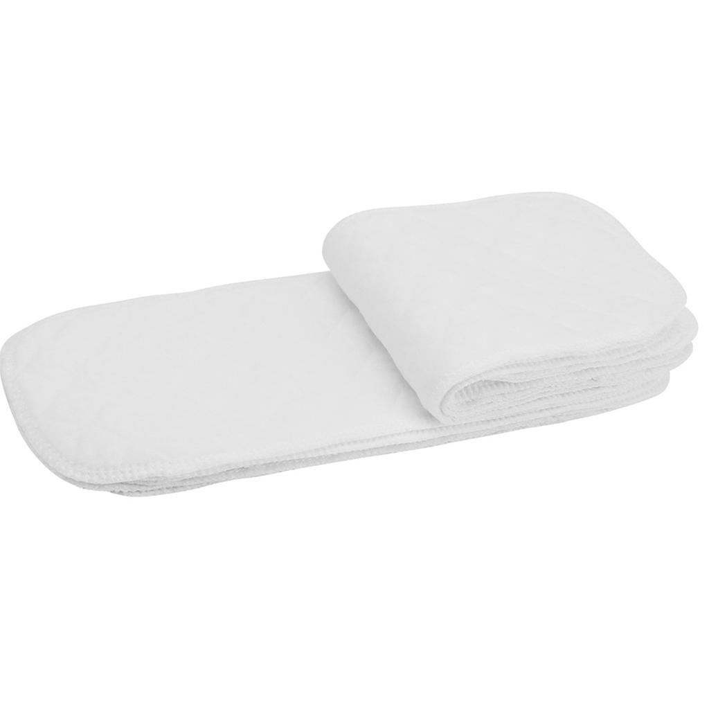 10pcs Soft&Breathable Baby Toddler Cotton Modern Cloth Diaper Nappy Liner 3 Layers