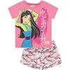 Mulan Girls Loyal Brave True Short Pyjama Set