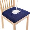 Diamond Jacquard Waterproof Chair Cover Elastic Dining Table Chair Slipcovers for Hotel Home All Seasons