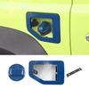 SQQP Накладка на лючок бензобака Suzuki Jimny с индивидуальной крышкой бензобака, карбоновая, совместимая с Suzuki Jimny JB64 JB83, Замок, Детали, Волокно, 2019+ (синий)