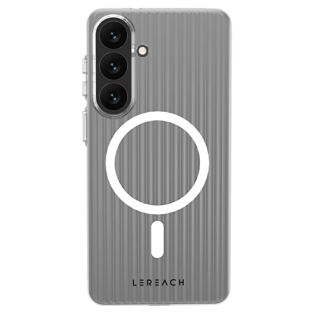 LEREACH TOC Series for Samsung Galaxy S26+ Magnetic Case Flowing Grid PC Phone Cover