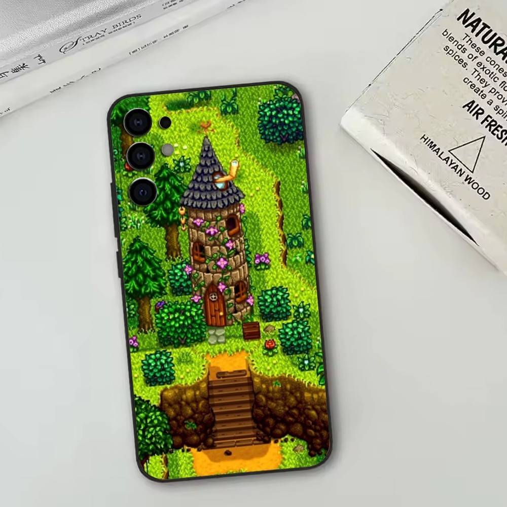 Stardew Valley Чехол для телефона Samsung S25,S24,S21,S22,S23,S30,Ultra,S20,Plus,Fe,Lite,Note,10,Черный чехол