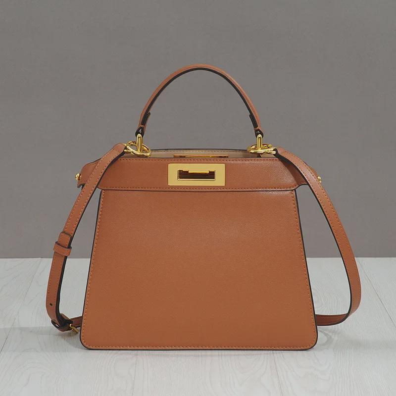 Универсальная кожаная сумка для котят: Весна/Лето Большая вместительная многослойная сумка и сумка через плечо