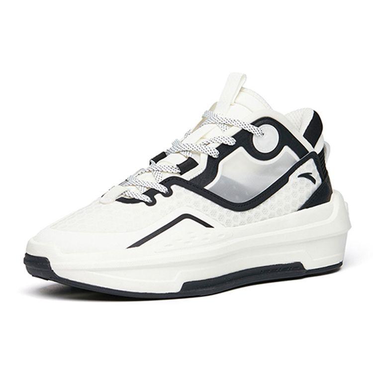 Anta C37 2.0 удобные легкие кроссовки средней высоты мужские кроссовки белые черные 912228082-4