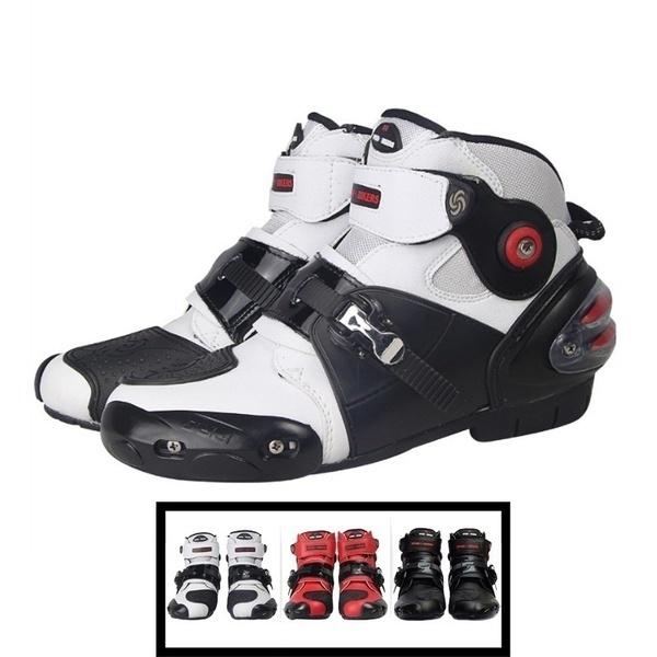 3 цвета мотоциклетная обувь для верховой езды, падающая гоночная обувь, дорожные мужские рыцарские ботинки(США7-12/ЕС40-47)