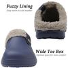 Fashion New Men Waterproof Slippers Women Men Fur Clogs Slippers Winter Men Garden Shoes Outdoor Antiskid Mules Indoor Soft House Shoes