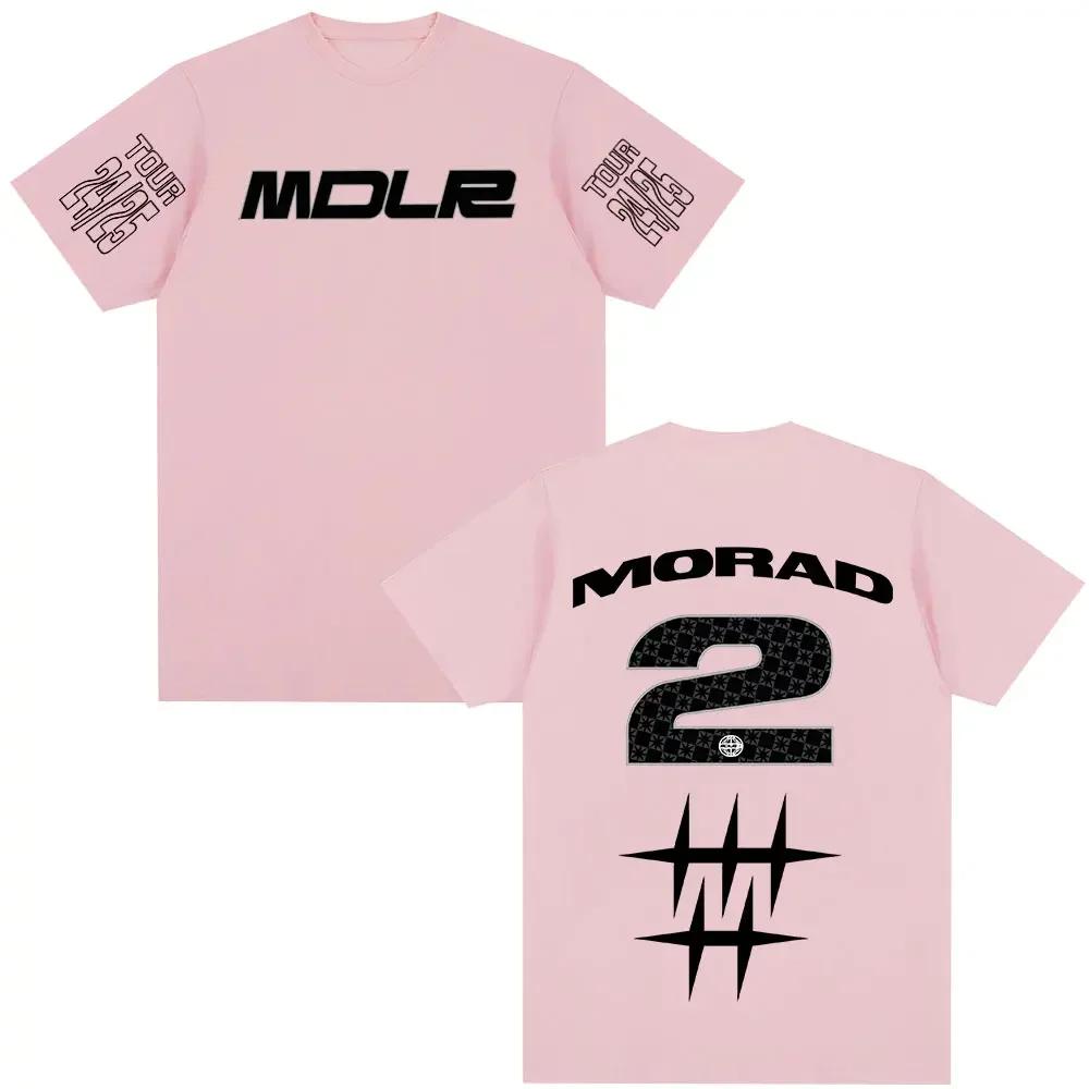 Rapper Morad Mdlr Tour 2025 Tshirt Unisex Wounisex Clothing Fashion Hip Hop Tshirt Cotton Casual Oversized Short Sleeve Tshirts Top