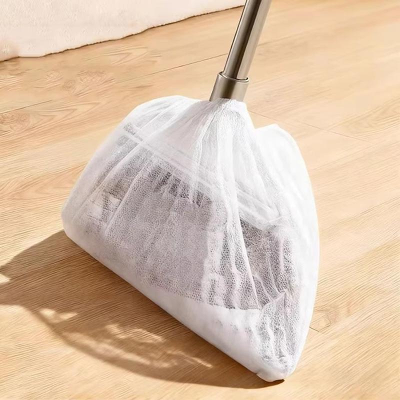 100 Pcs Disposable Non Woven Dust Mop Replacement Covers Electrostatic Adsorption No Wash Needed For Home Daily Floor Wall