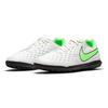 Nike Tiempo Legend 8 Club TF Удобные Универсальные Нескользящие Прочные Футбольные Бутсы с Низким Верхом Детские Футбольные Бутсы Белые Зеленые AT5883-030
