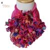 Dilara Big Flower Breathable Collar Scarf Neckerchief Ring Neck Wrap