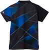 VICTAS Table Tennis Game Shirt V-GS260, Unisex, JTTA Approved, Suitable for Official Matches, Black (1000), XL, 512211