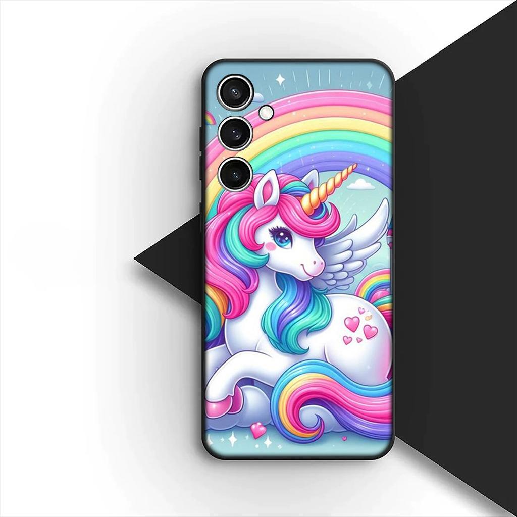 Unicorn Horse Comics Silicone Cover for OPPO A80 A40 A18 A16 A17 A15 A38 A78 A79 A54 A57 A58 A60 4G 5G Coque Phone Case