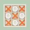 Wooden XO Board Game Two-Player Battle Toddlers Logical Thinking Training Kids Early Educational Desktop Toy Birthday Gift