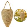 Large Crochet Wasp Nest Decoy Faux Hanging Fake Hornet Nest Wasp Intimidate for Outdoor Garden Yard Camping Eaves