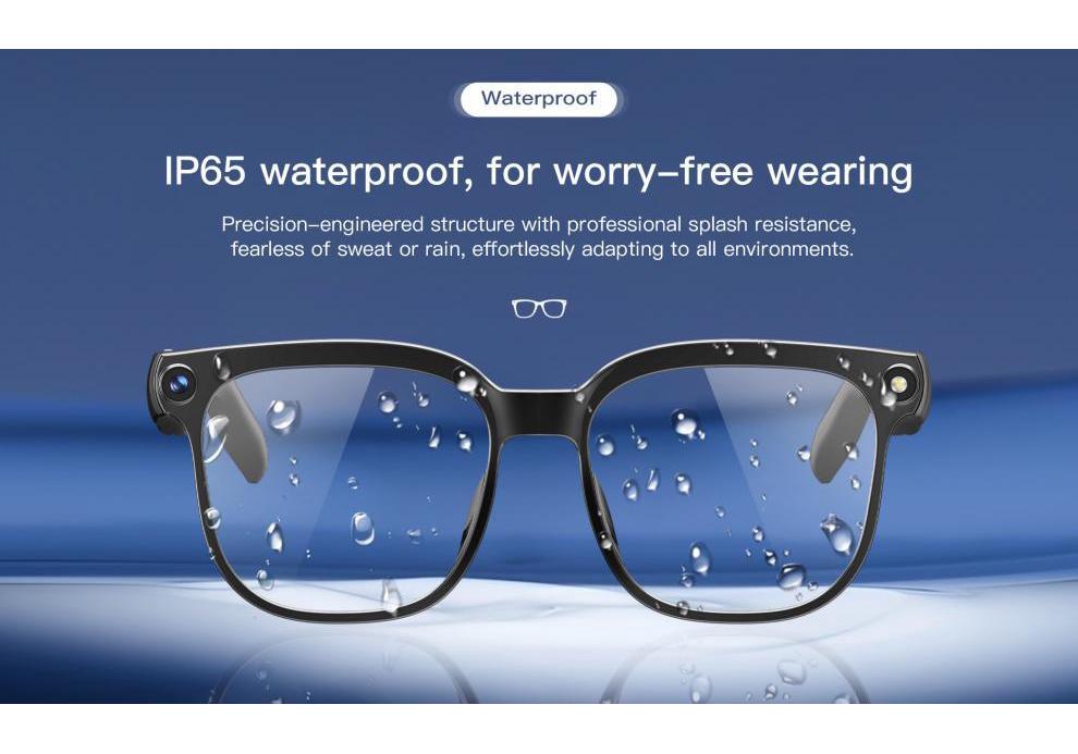 AI Bluetooth Smart Glasses: 800W Camera, Video Recording, and Simultaneous Interpretation