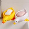 Little Yellow Duck Soap Box Cartoon Drain Soap Holder Household Creative Soap Container Bathroom Jewelry Storage Gadgets Toilet Shelf