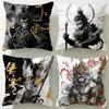 Популярная игра Black Myth Wukong Наволочка Мягкая Легко стирающаяся Наволочка Универсальная для Дивана Кровати Путешествий и Офиса