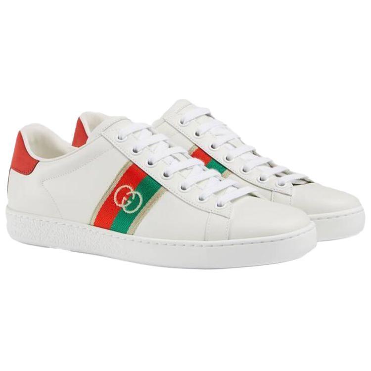 Gucci Женские Ace 'Interlocking G - Белый' Женские 645767 1XGM0 9063