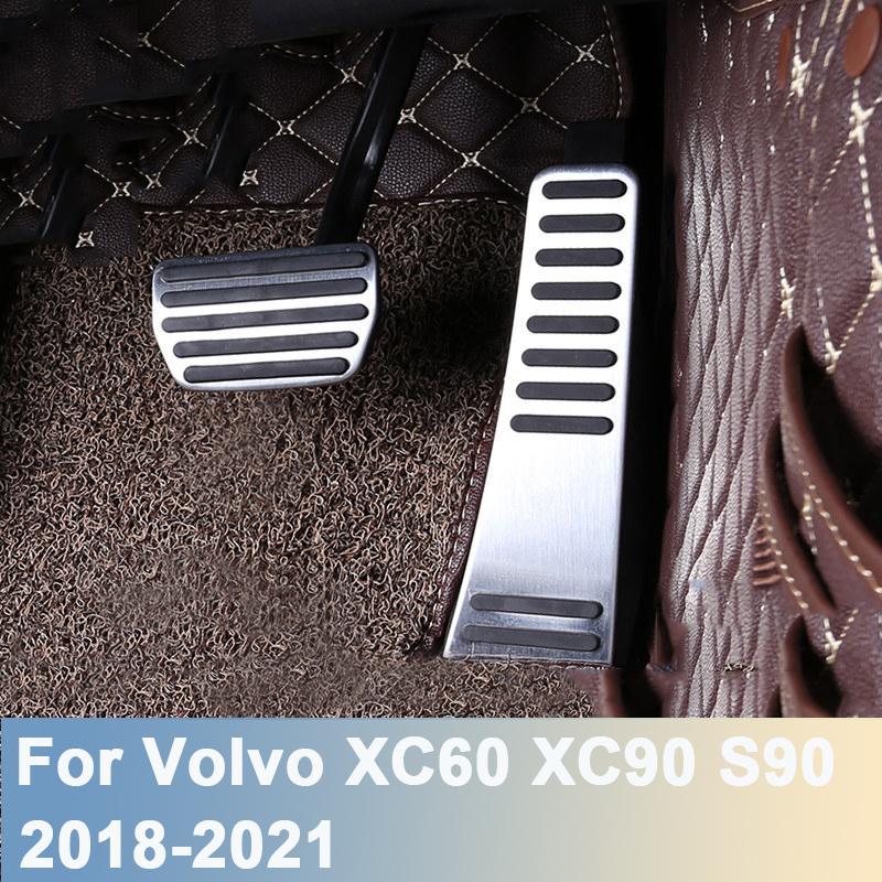 Для Volvo XC60 XC90 S90 V90 2018-нержавеющая сталь, автомобильный акселератор, педаль топлива, подставка для ног, подставка для ног, педали, аксессуары
