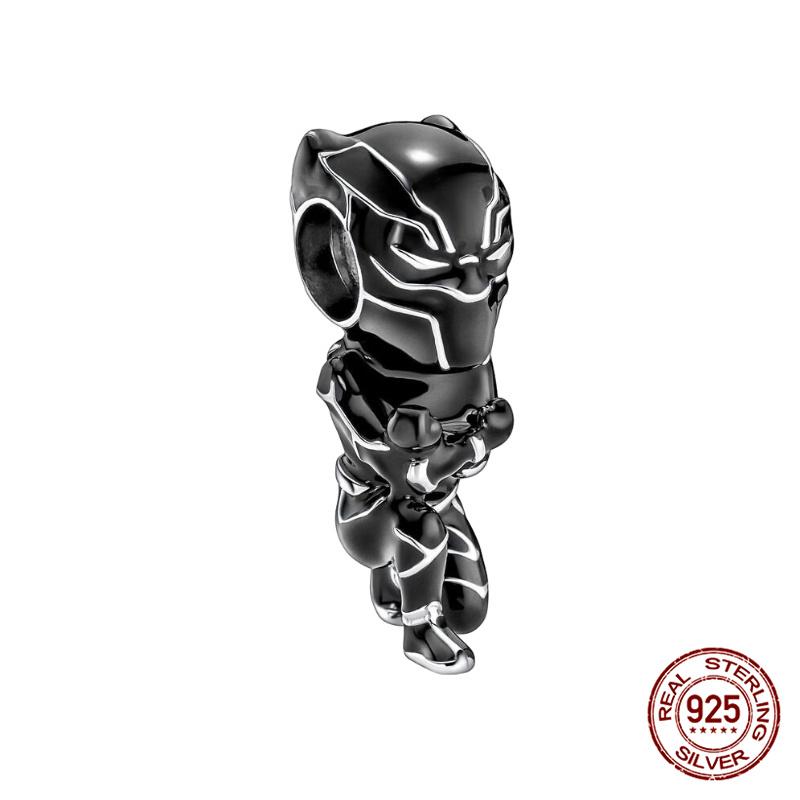 Новые Бусины Микки Минни Marvel Железный Человек Шармы Plata De Leyоригинальные Подходят для Браслета DIY Изготовление Украшений Женский Подарок