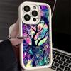 Чехол для телефона iPhone 17 Air 16E 15 16 Pro Max Мандала Подсолнух Мечтательный Стиль Чехол 14 Plus 13 12 Mini Мягкая Силиконовая Оболочка Funda