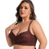 Большой размер Сексуальное кружевное бюстье Тонкий на косточках С эффектом пуш-ап Регулируемое женское нижнее белье