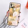 Черный мягкий чехол для телефона Samsung Galaxy A02 A01 A70 A50 A40 A10s A02s A03s A04s A10 A03 Core A04 A20e, чехол с цветочным листом