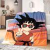 Dragon Ball Z Print Blanket Warm Comfortable Flannel Blanket Suitable for Bedrooms,Sofas, Beds,Chairs,Travel 13