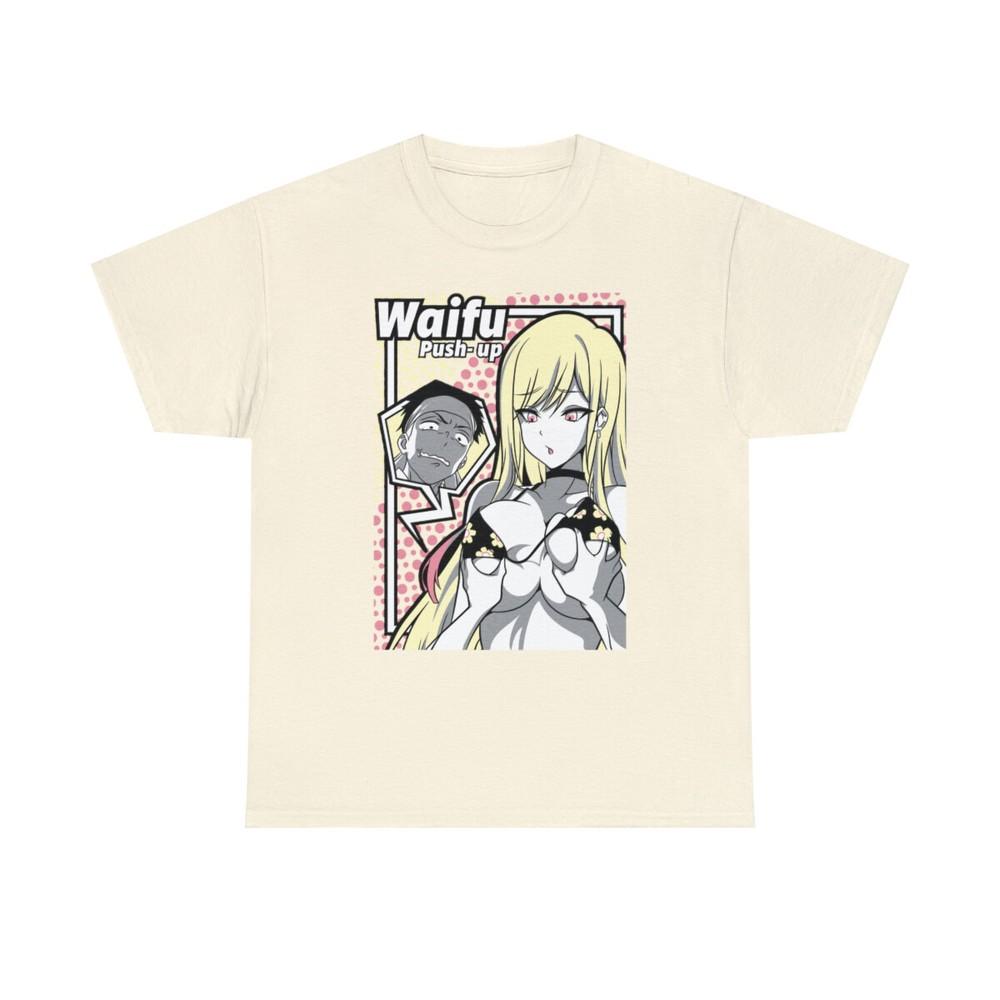 Унисекс Waifu Материал Аниме Футболка Аниме Развратная Рубашкааниме рубашкаподарок футболка