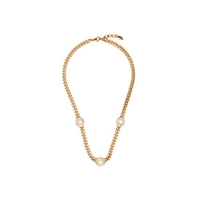 Collier - LUXENTER - Odray - Zircone brillante - Fini or jaune 18 carats - Alliage métallique