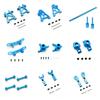 Aluminum Alloy Front Steering Cup 1/10 Blue RC Car Upgrade Parts for Tamiya TT02