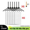 Для iLife Chuwi V3 V3s V5 V5s V5s pro V50 V55 x5 Запчасти для робота-пылесоса Боковая щетка HEPA-фильтр Тряпка для швабры Аксессуары