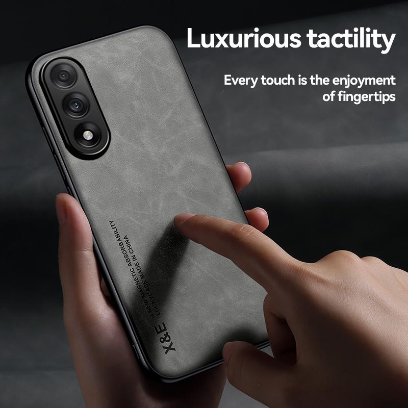 Магнитный чехол из замшевой кожи для OnePlus Nord 5 nord5 CE5 5G Ударопрочный Матовый Мягкий Чехол Защитная Крышка Задняя Панель Coque Fundas