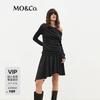 МО&Ко. Короткое платье А-силуэта с косым воротником в британском стиле
