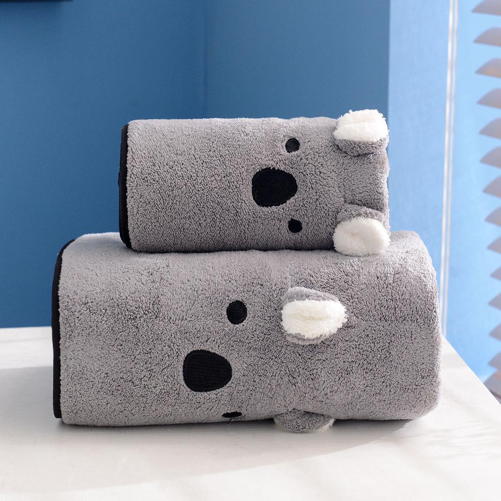 Мультяшное банное полотенце из чистого хлопка, супермягкая впитывающая ванна для новорожденных, мультяшное полотенце, ткань, приятная для кожи, мягкая и удобная в переноске