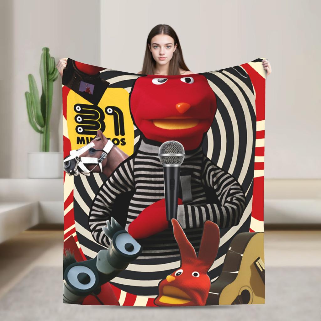 Comedy 31 Minutos Sketches Blanket Quality Warm Bedding Throws Winter Airplane Travel Couch Chair Novelty Bedspread