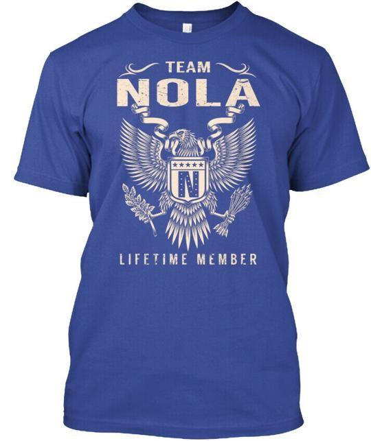 Футболка Team Nola Член пожизненно N Сделано в США Размер от S до 5XL