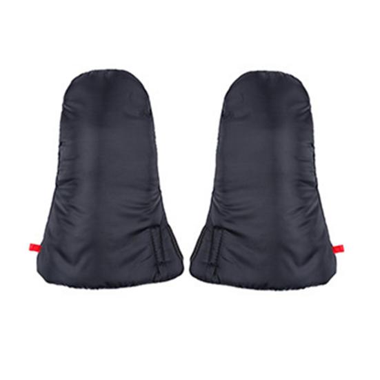 1 пара зимних детских перчаток для коляски, теплые толстые флисовые варежки без пальцев для коляски, водонепроницаемые, ветрозащитные, термо, аксессуары для коляски