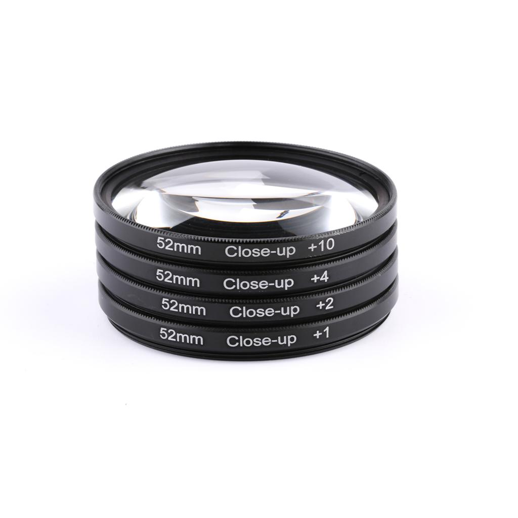 Макрофильтры Close Up Набор +1 +2 +4 +10 Для объективов камер Canon Nikon Sony 37 мм-77 мм Фотография