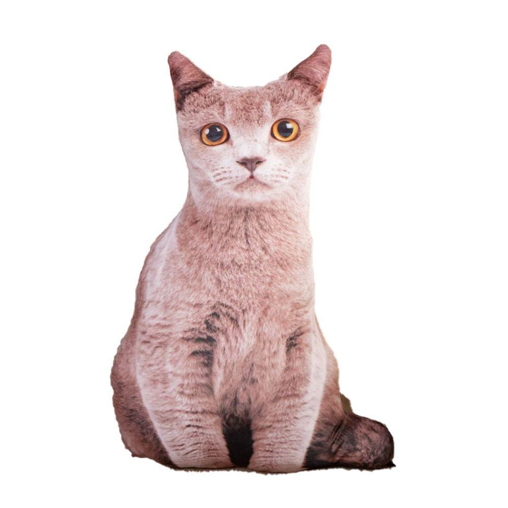 3D Home Decorative Napping Neck Protection Sleep Cat Shape Pillow Home Textile Throw pillow Cushion
