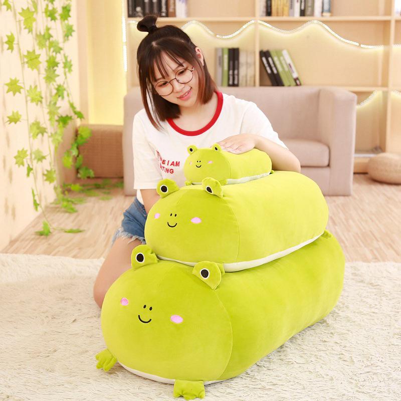 28-90CM Soft Animal Cartoon Pillow Cushion Cute Fat Dog Cat Totoro Penguin Pig Frog Plush Toy Stuffed Lovely Kids Birthyday Gift
